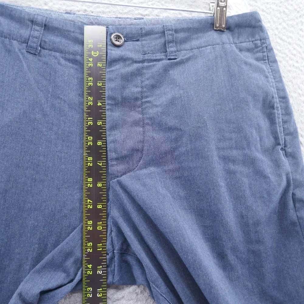 J Crew Mens Blue Cotton Blend Jogger Pants Ribbed Cuffs Size 33 Casual